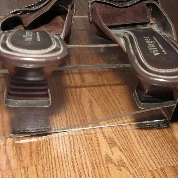 LIZ CLAIBORNE Tabita Leather Mules Slides Shoes 7M - Picture 3 of 4